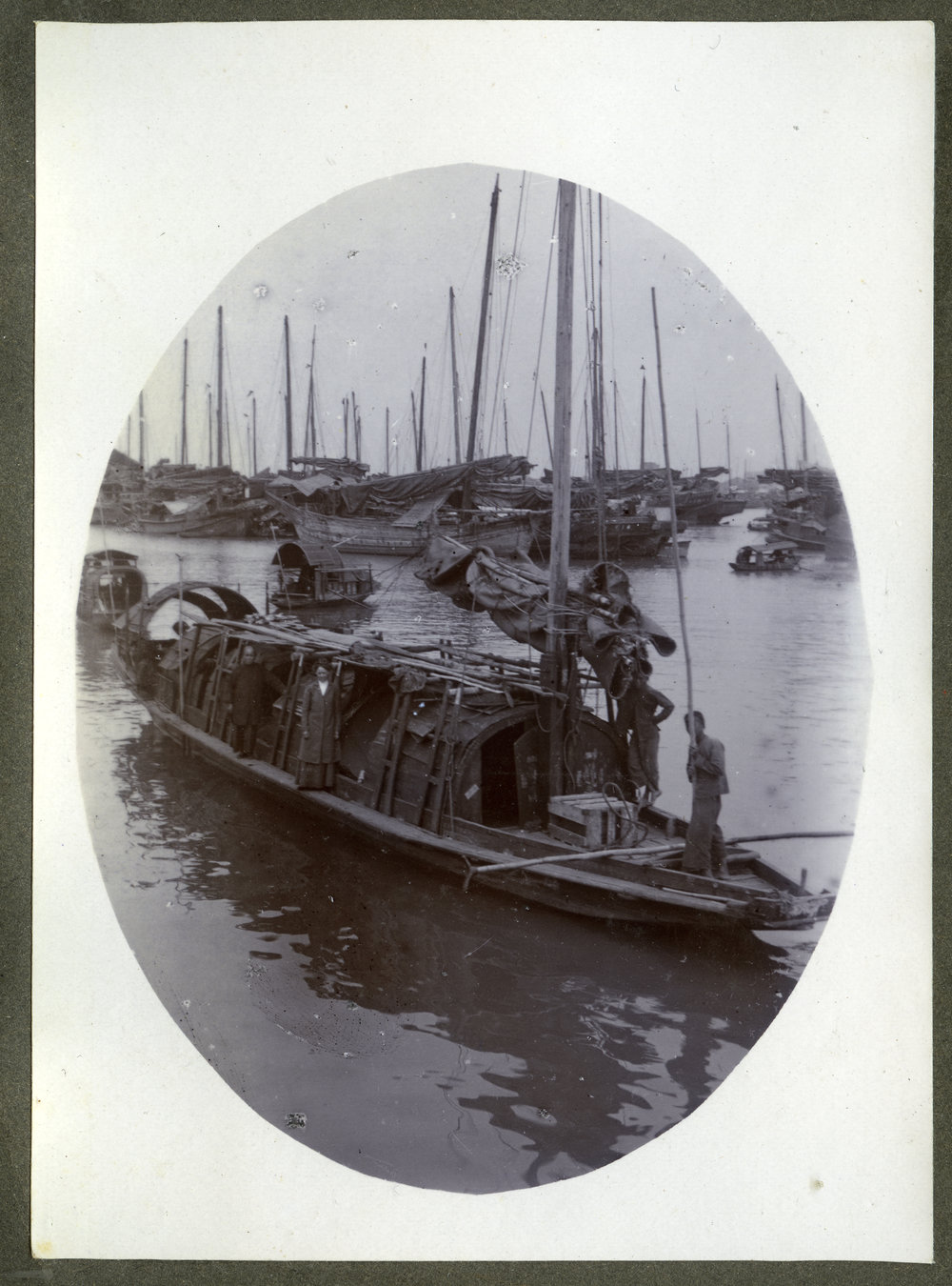 Sister Margaret Anderson on a riverboat, Canton, 1910