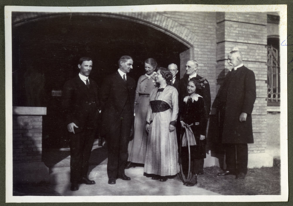 "Shanghai, Christmas Day," Reverend Professor W. Hewitson, Reverend W. Mawson and other missionaries, 1915