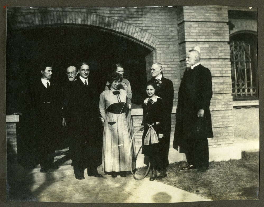"Shanghai, Christmas Day," Reverend Professor W. Hewitson, Reverend W. Mawson and other missionaries, 1915
