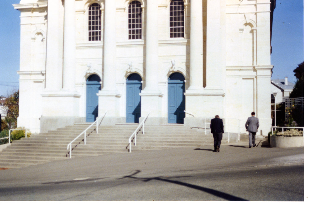 Front view of Columba Church.