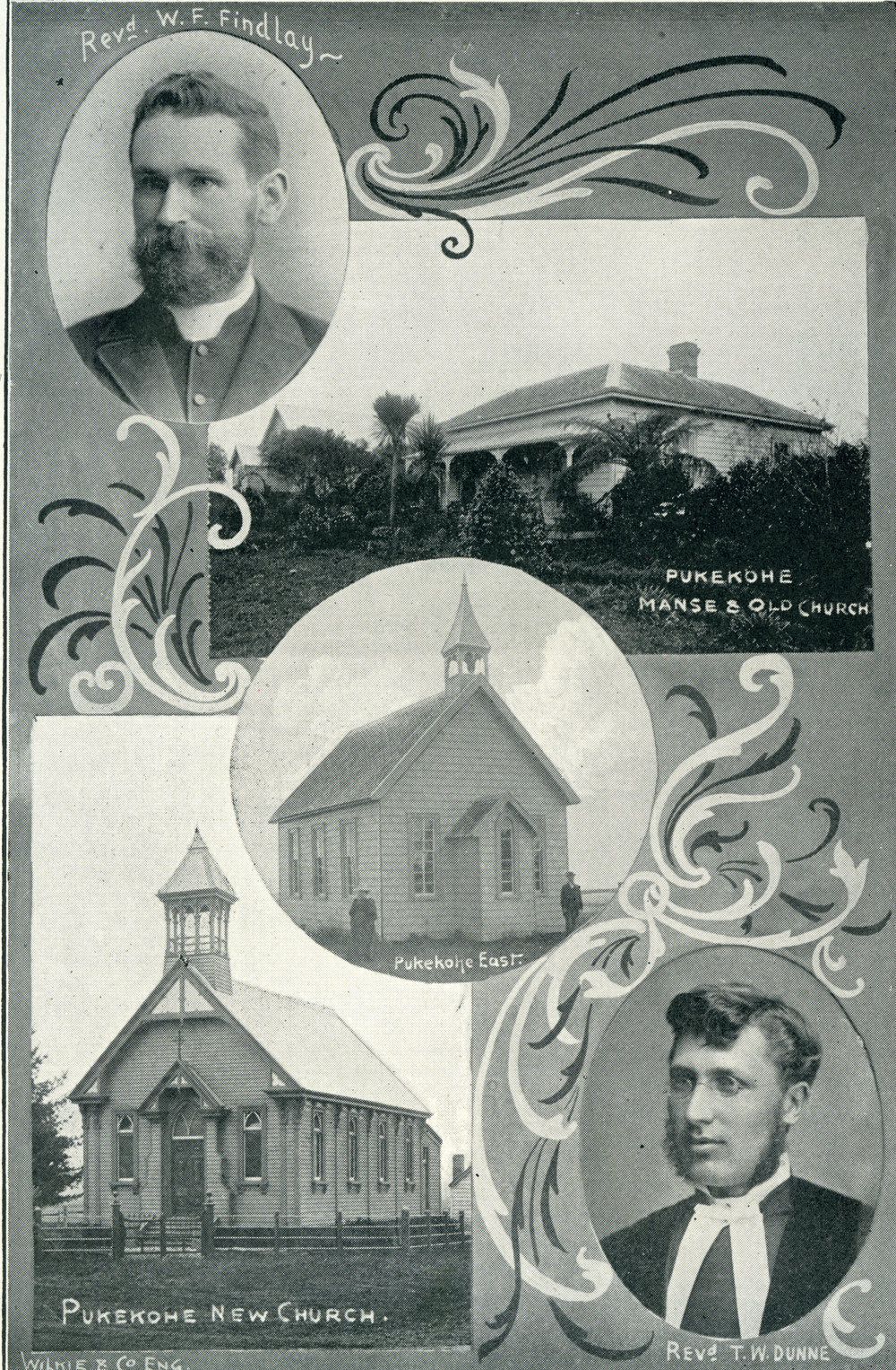 Images of Pukekohe buildings and ministers