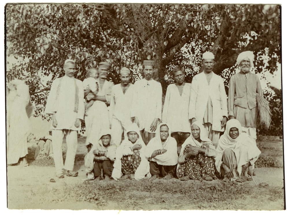 Servants and lepers at Subathu 