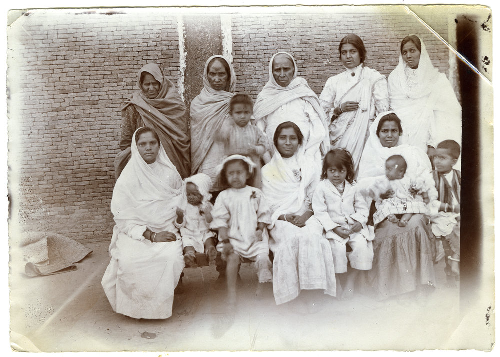 Jagadhri Girls' School staff, with their children