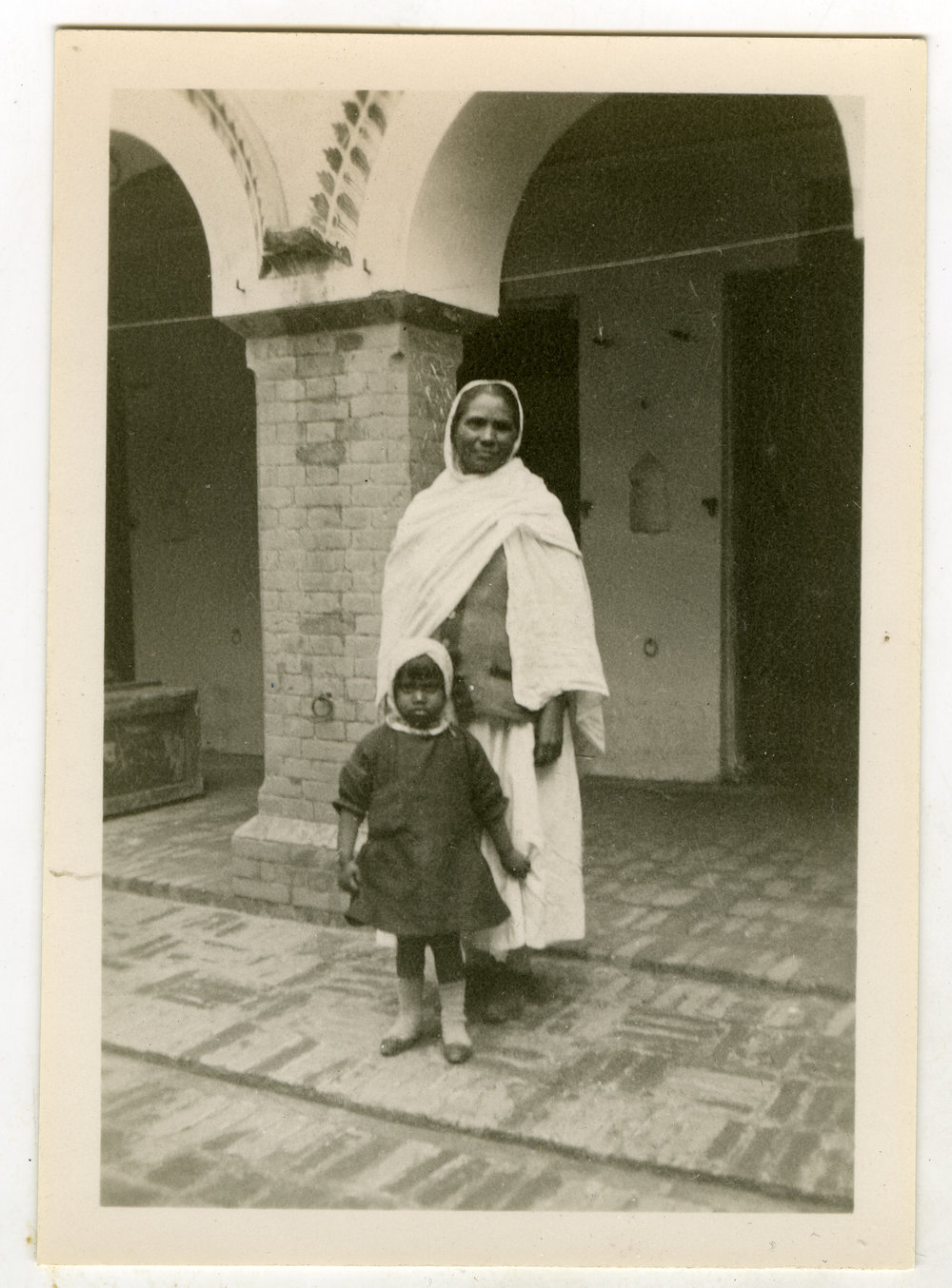 Mrs Gauhar Ali and her adopted daughter