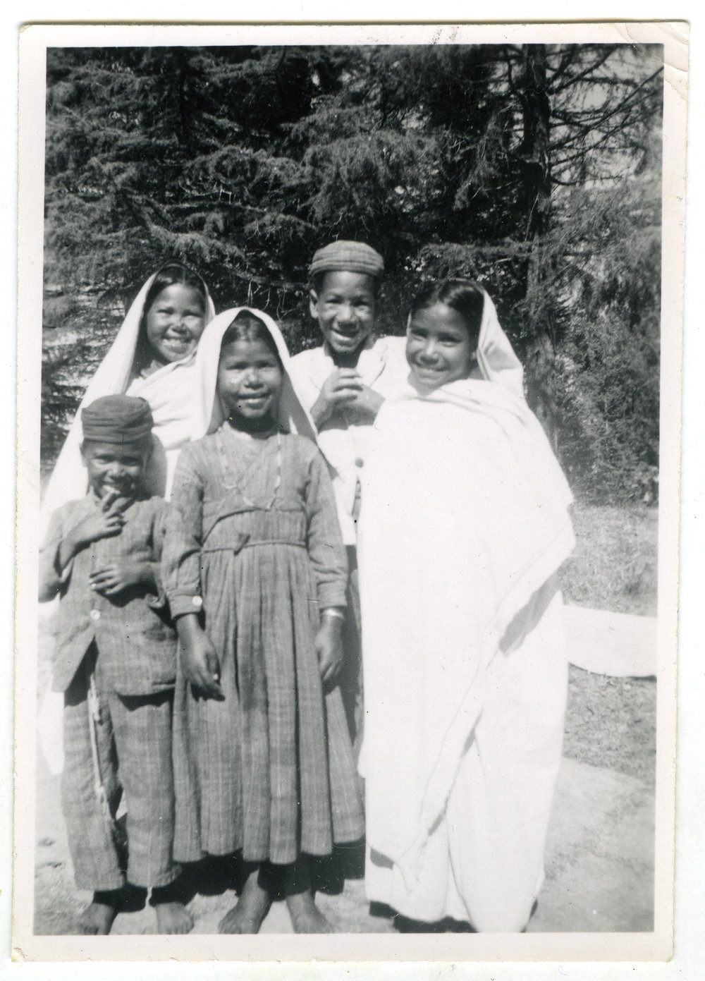 Leper children at Chandag