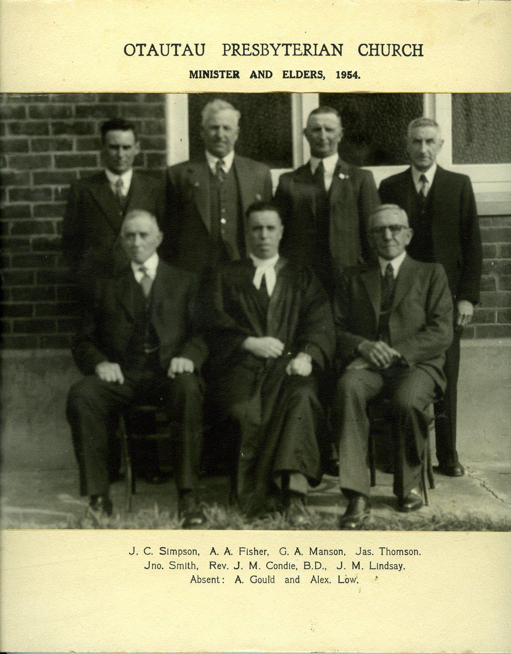 Otautau Minister and Elders.
