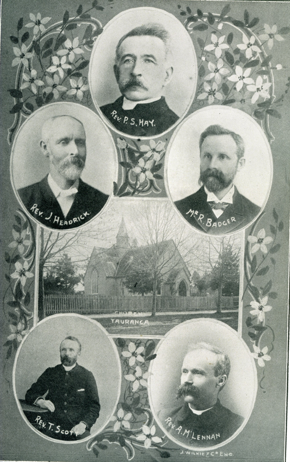 Tauranga Church and early ministers