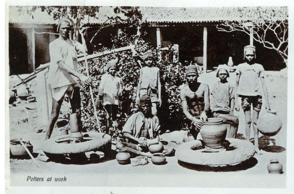 Potters at work