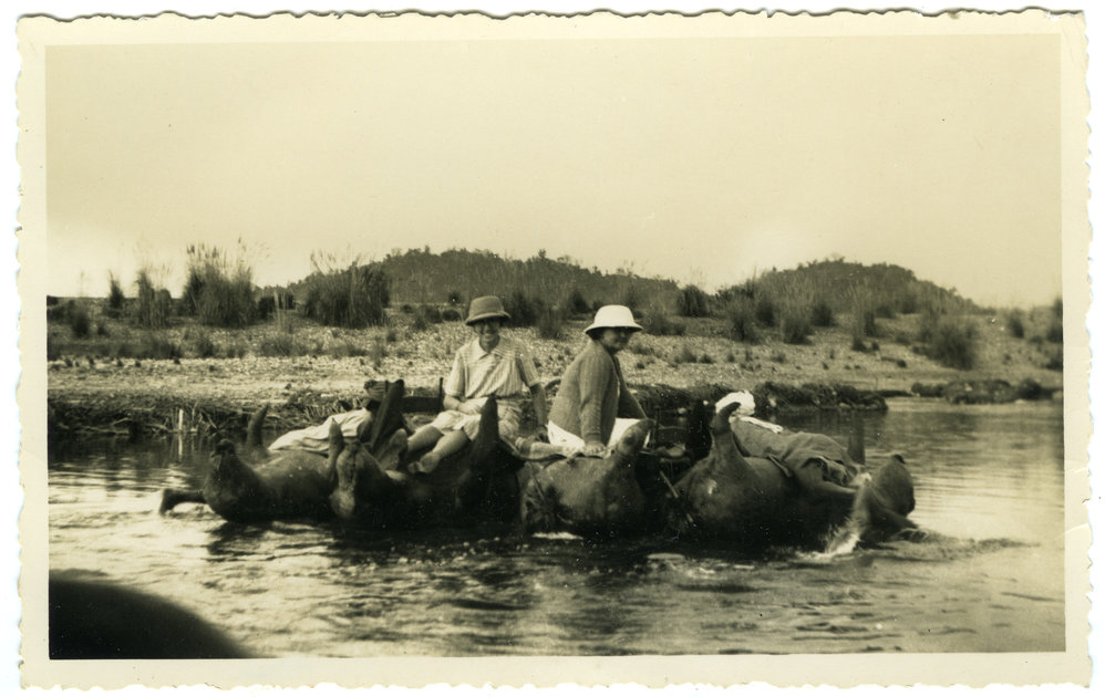 Hide float barge