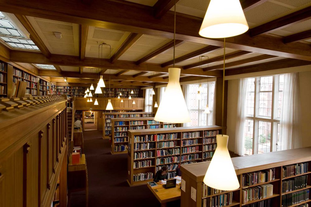 Interior view of the Hewitson Library
