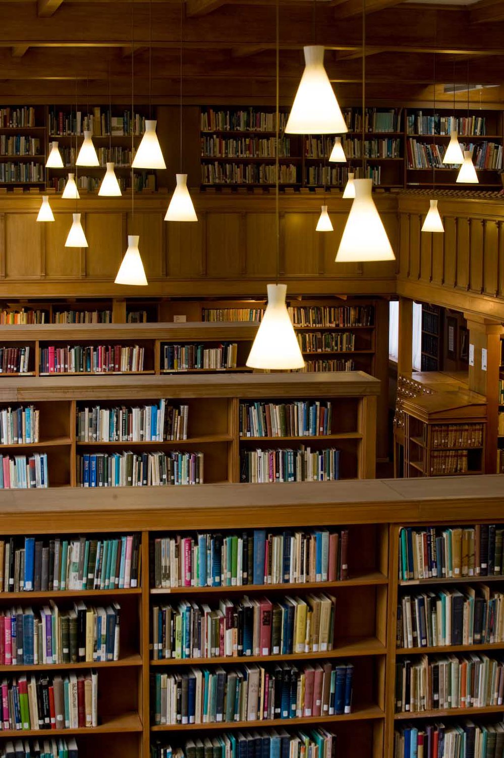 Interior view of the Hewitson Library