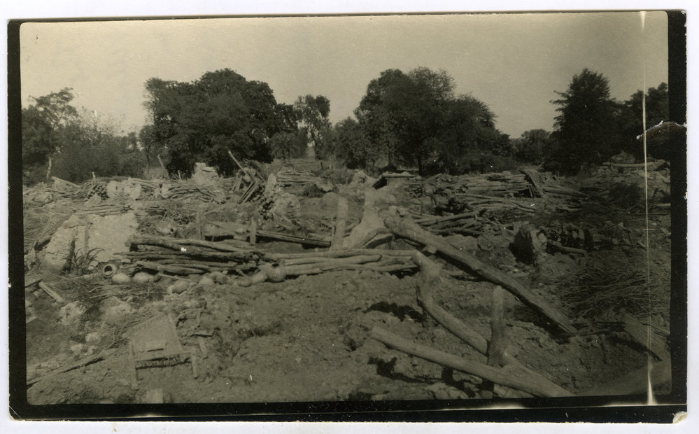 Destroyed village of Ishaipur