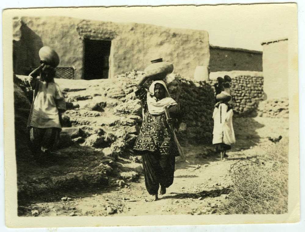 "Going for water, Panjabi village"