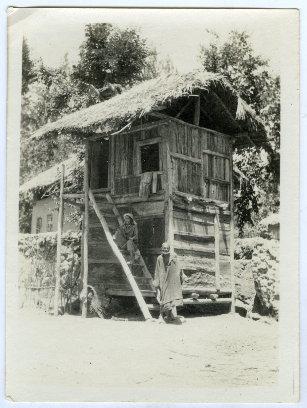 Granary below, flat above