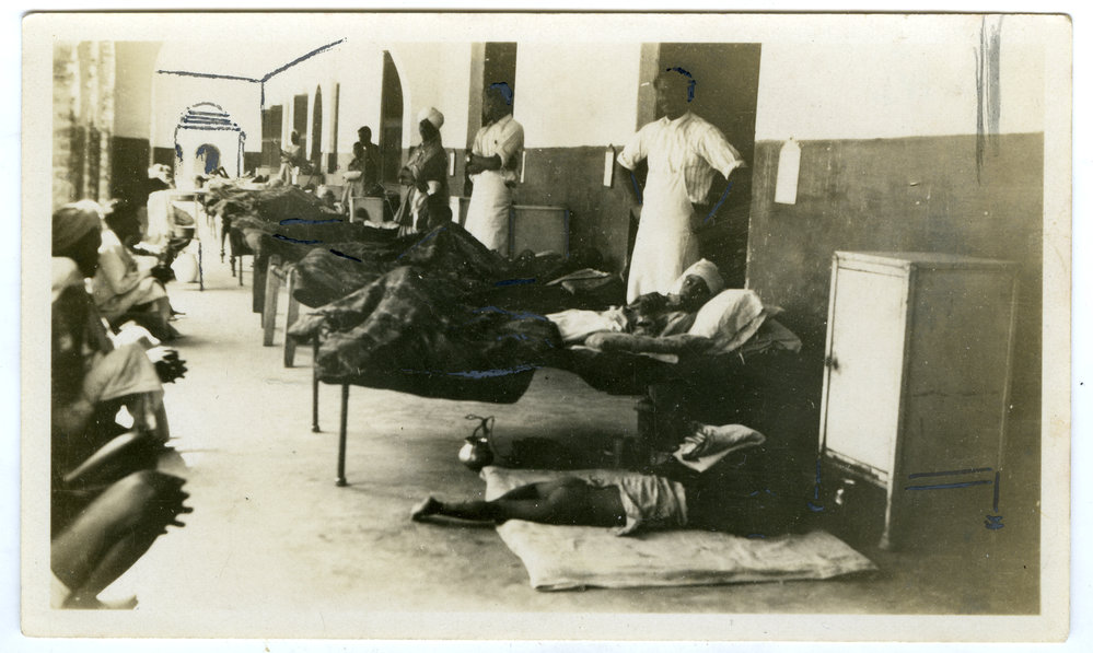 Men's verandah, Jagadhri Hospital