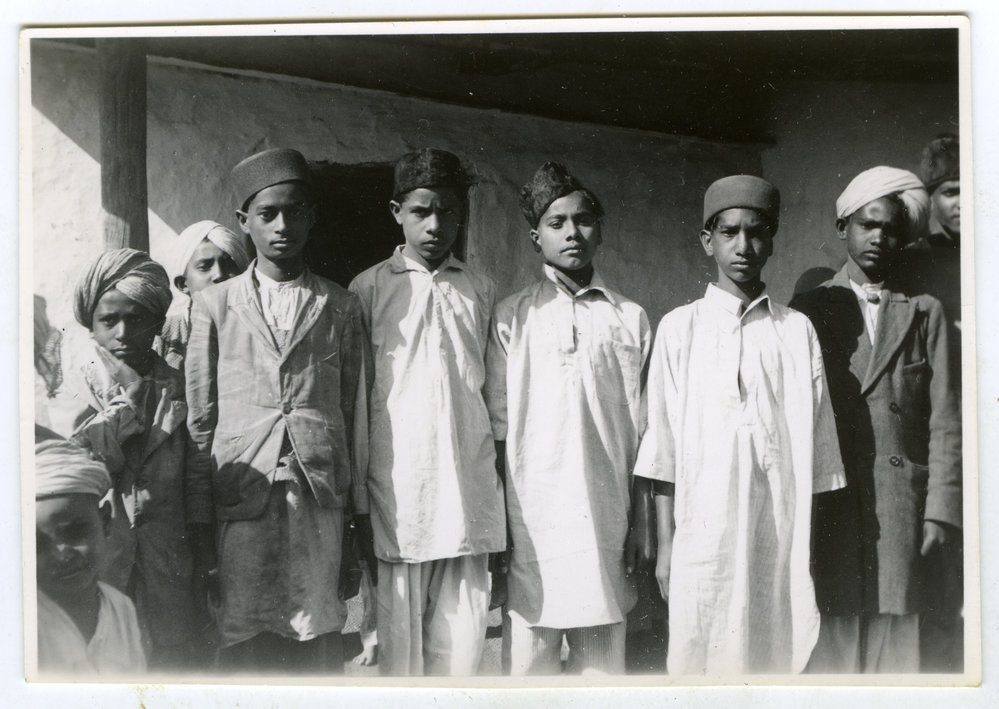 Unidentified boys at Nahan Outcaste School