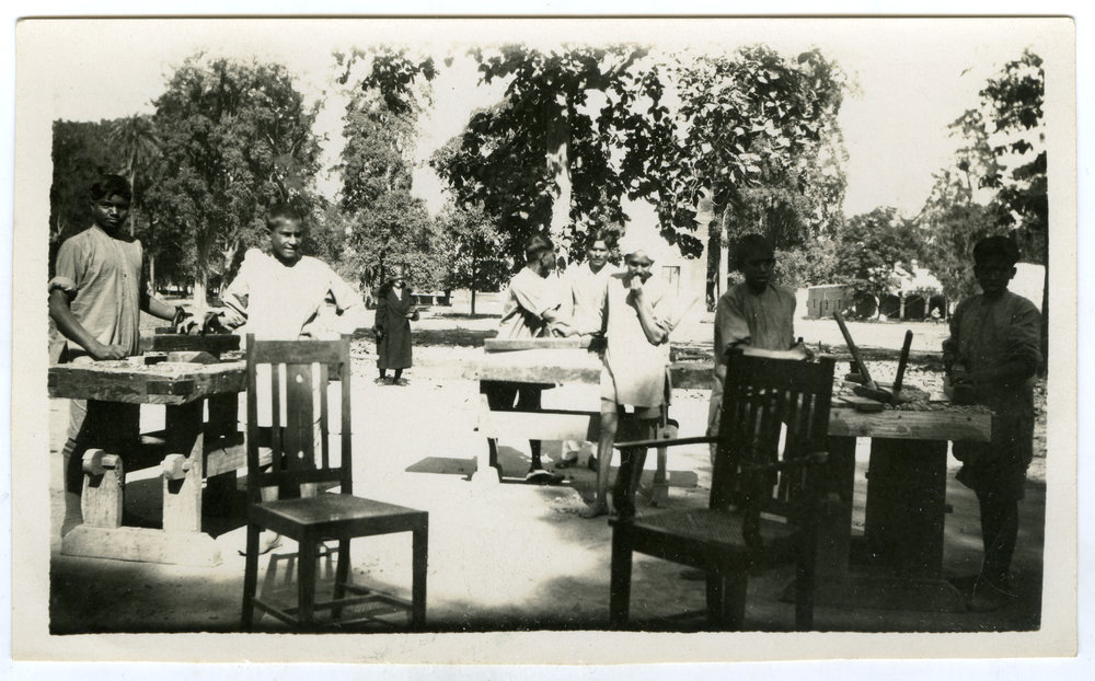 Woodworking class at Saharanpur 
