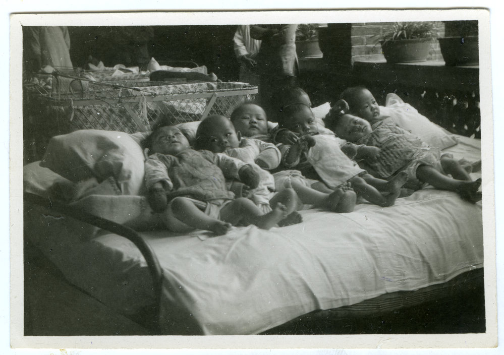 "7 of the C. W. babies"