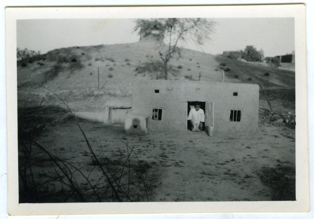 "Primary school project," hut built by first class boys, Kharar Christian Boys High School