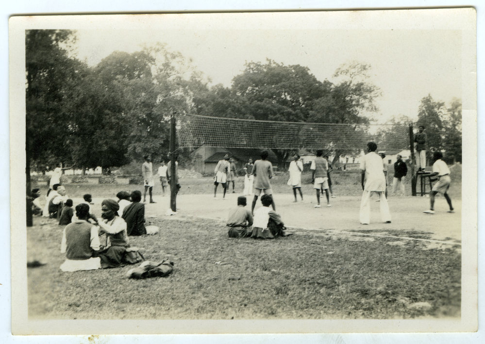 "Boys at play - Volleyball," Kharar Boys' High School