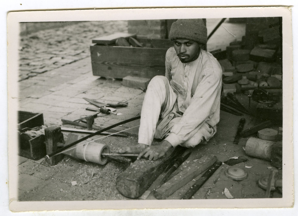 "Wood-turning," Industrial School, Saharanpur