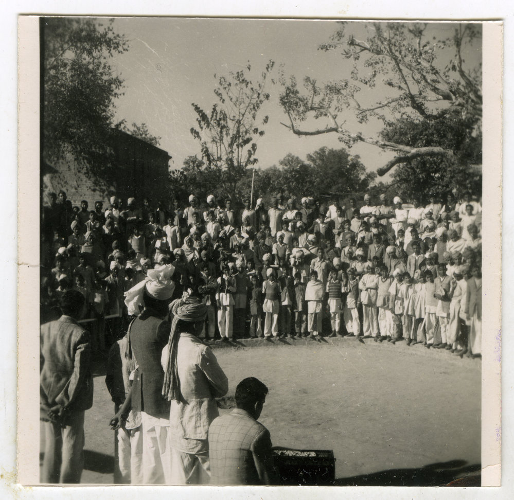 "Morning worship," at Kharar Boys' High School