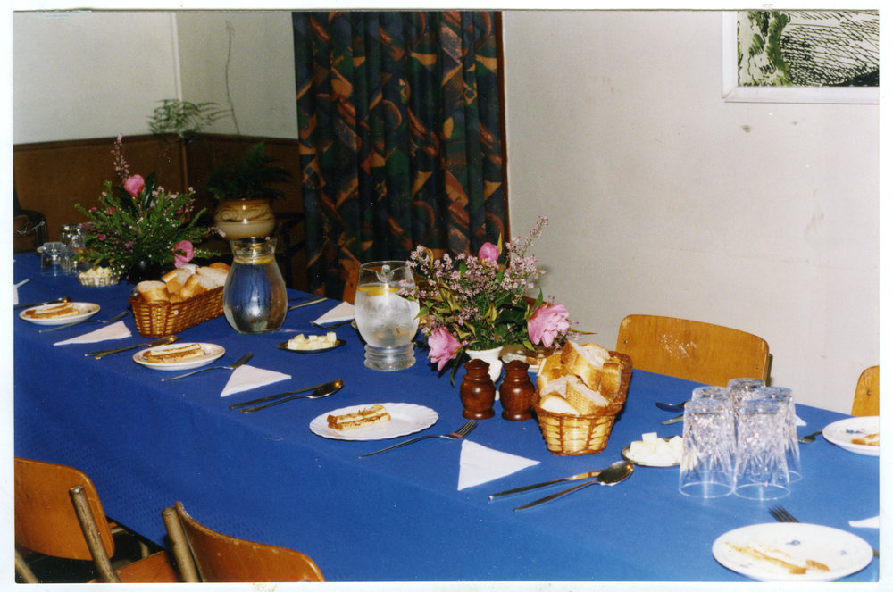 "One dinner table," Presbytery at St. Columba, North Avon, Christchurch, 1999