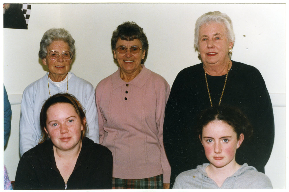"The waitresses," Presbytery, North Avon, St. Columba, Christchurch, July 1999