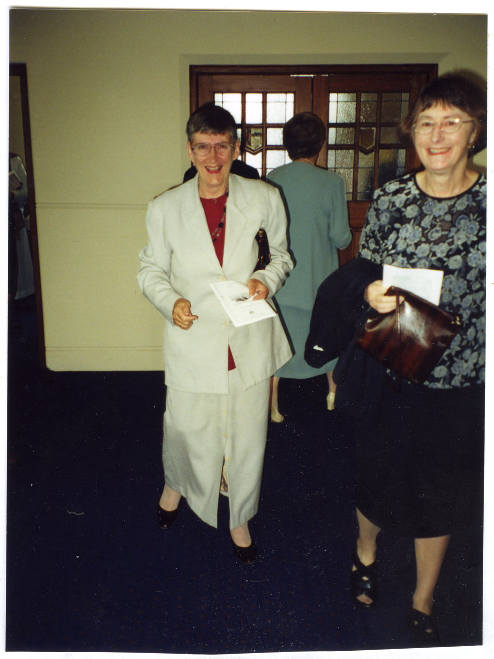 Barbara Scott and Lois Hanath, St. Columba, Christchurch