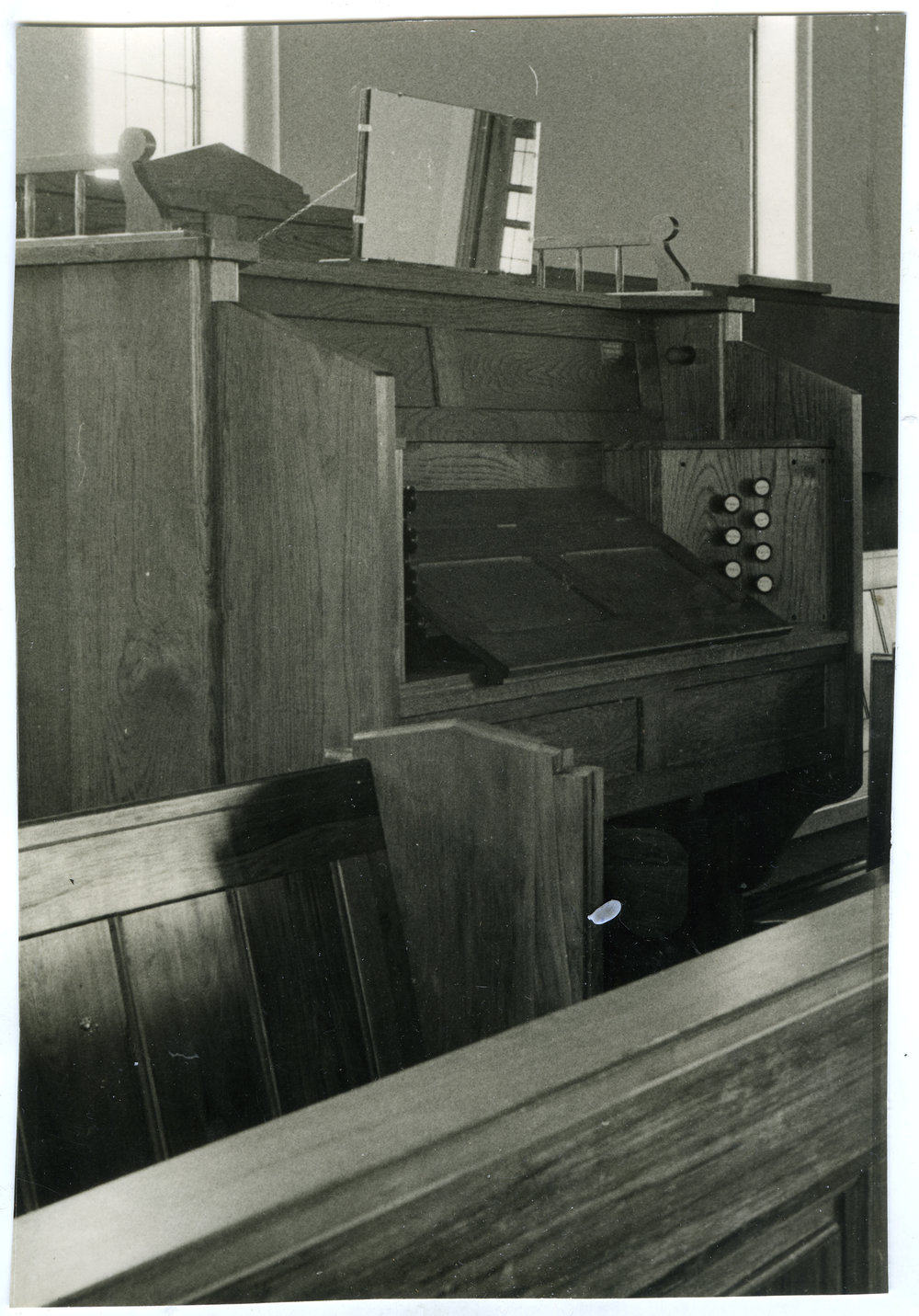 "Original organ which was used for 9 years," St. Columba, Christchurch 