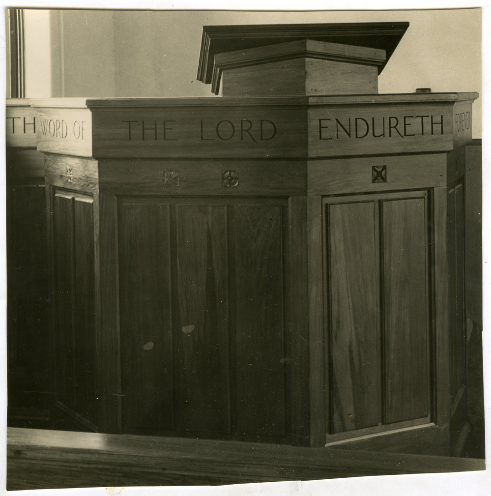 Pulpit, St. Columba, Christchurch