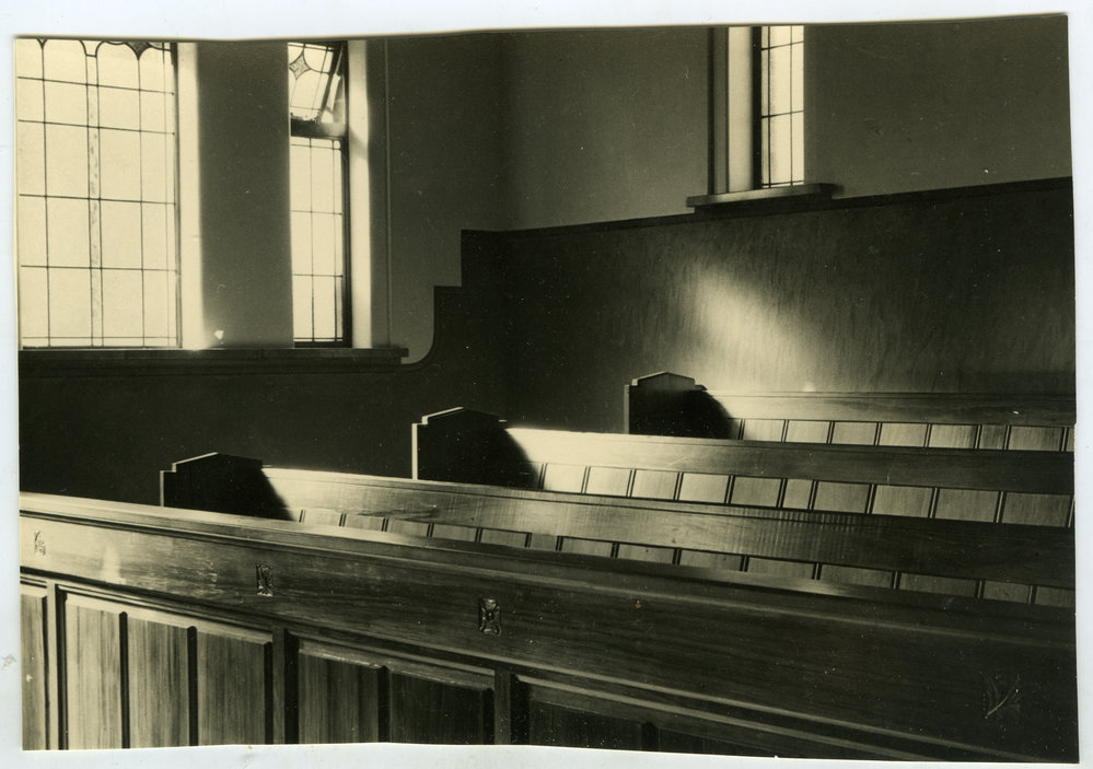"Choir seats," St. Columba, Christchurch