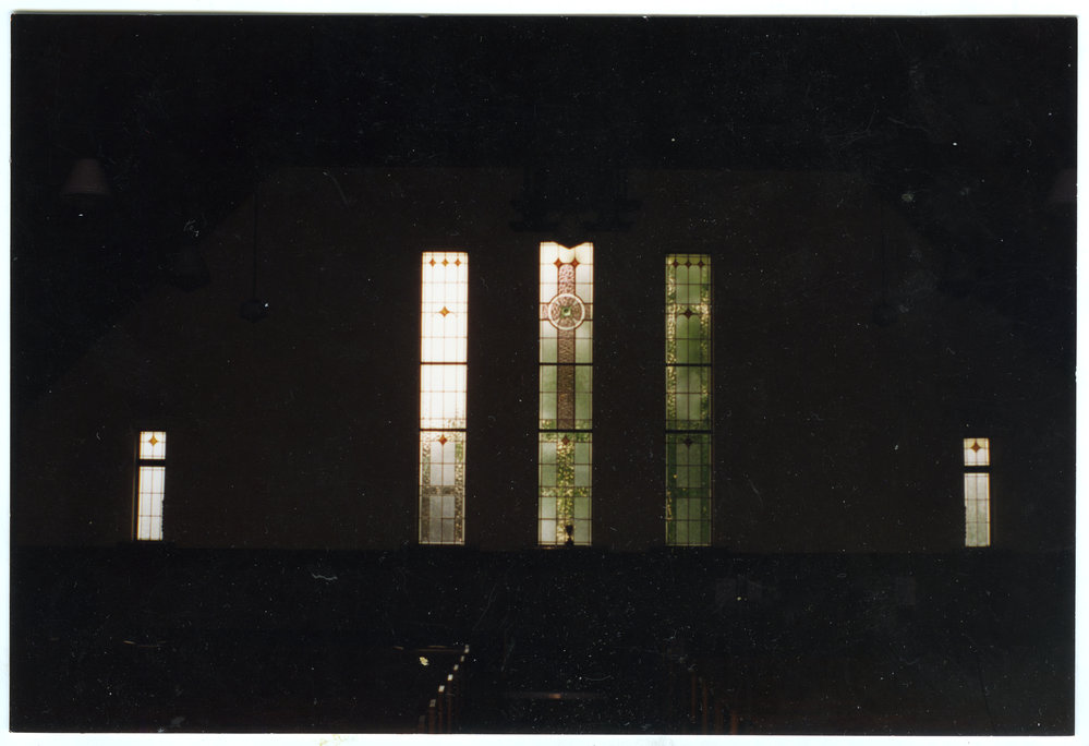 "Rear windows," St. Columba, Christchurch 
