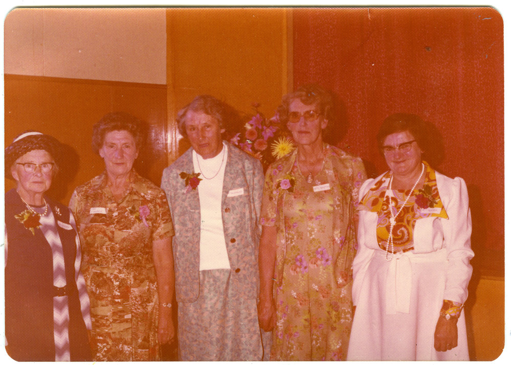 Former Presidents of the St. Columba Women's Group at their 50th celebration