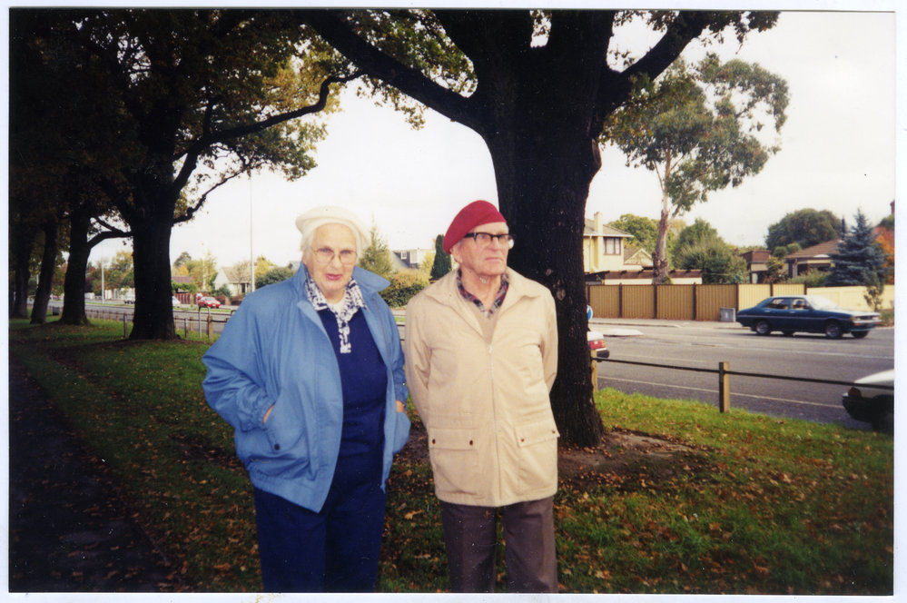 Unidentified man and woman of St. Columba, South Hagley Park, Christchurch
