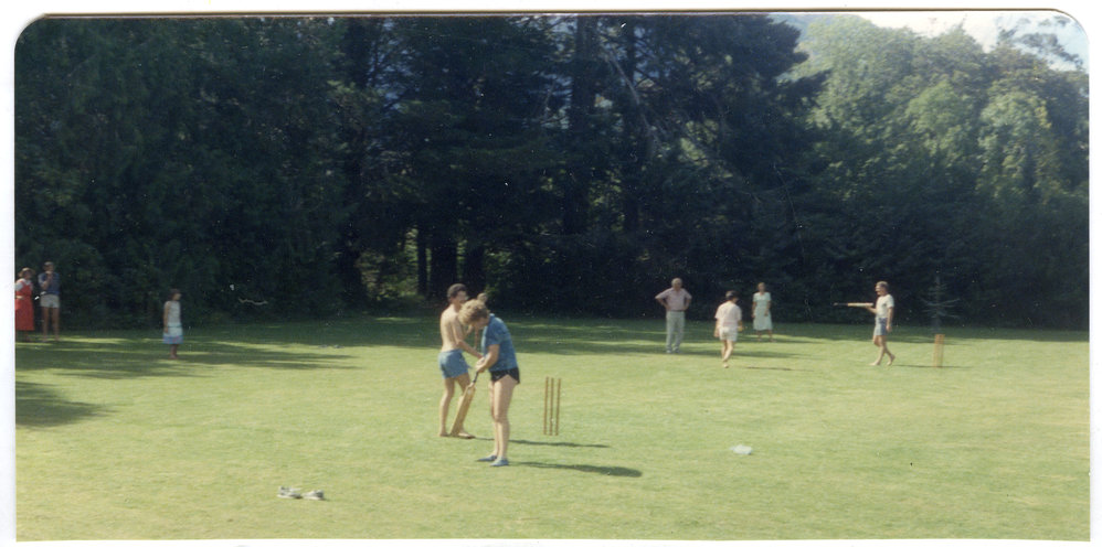 Church picnic at Ford Milton Home, 1986
