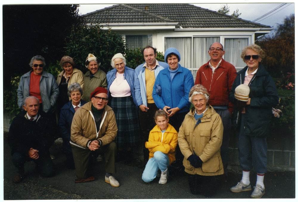 "St. Columba first walking group," 1991