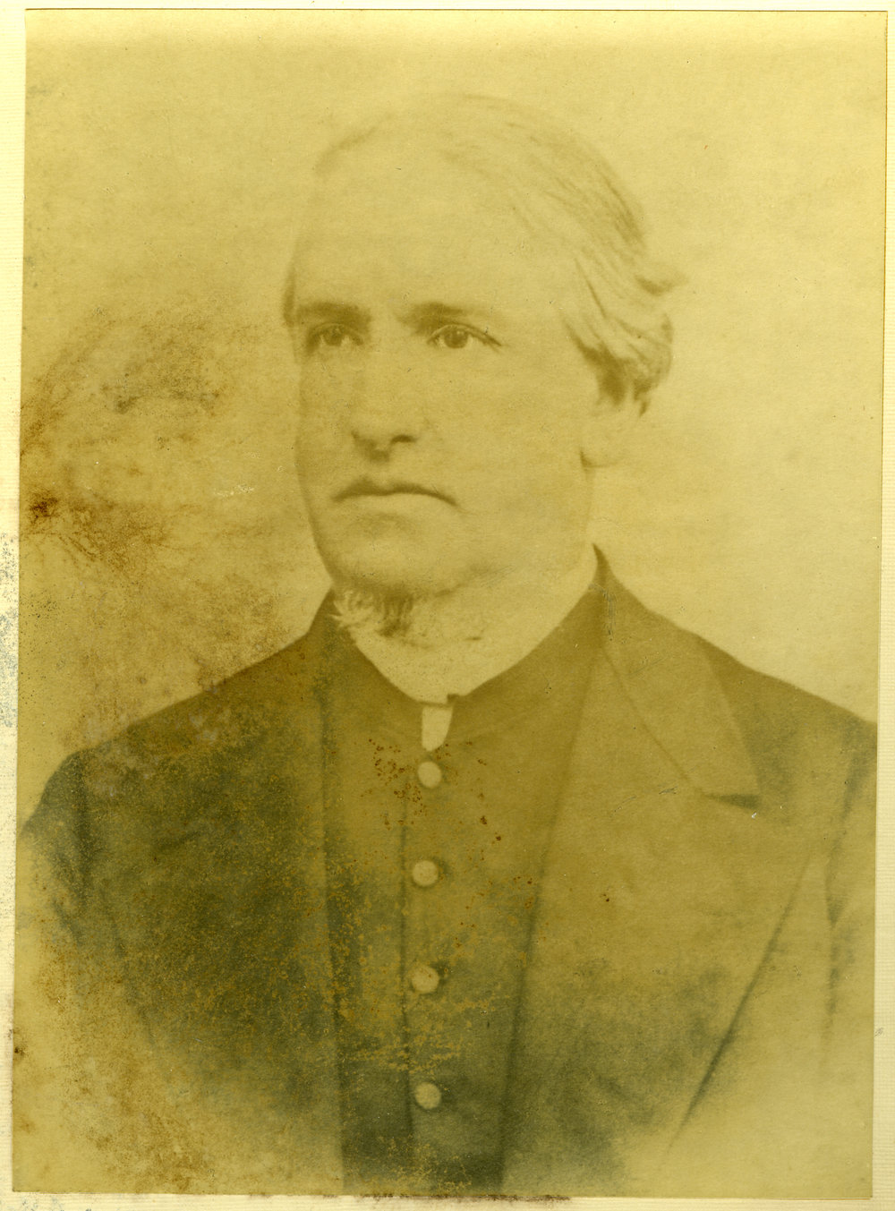 Reverend John Macky, studio portrait 