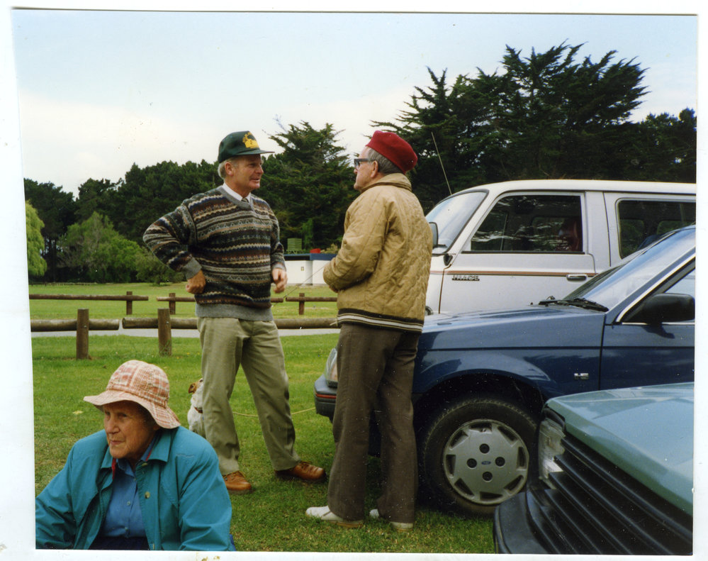 St. Columba Walking Group at South Brighton Domain, 1992