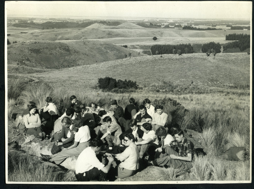 "With Methodists, Glen Roy, 1954" 