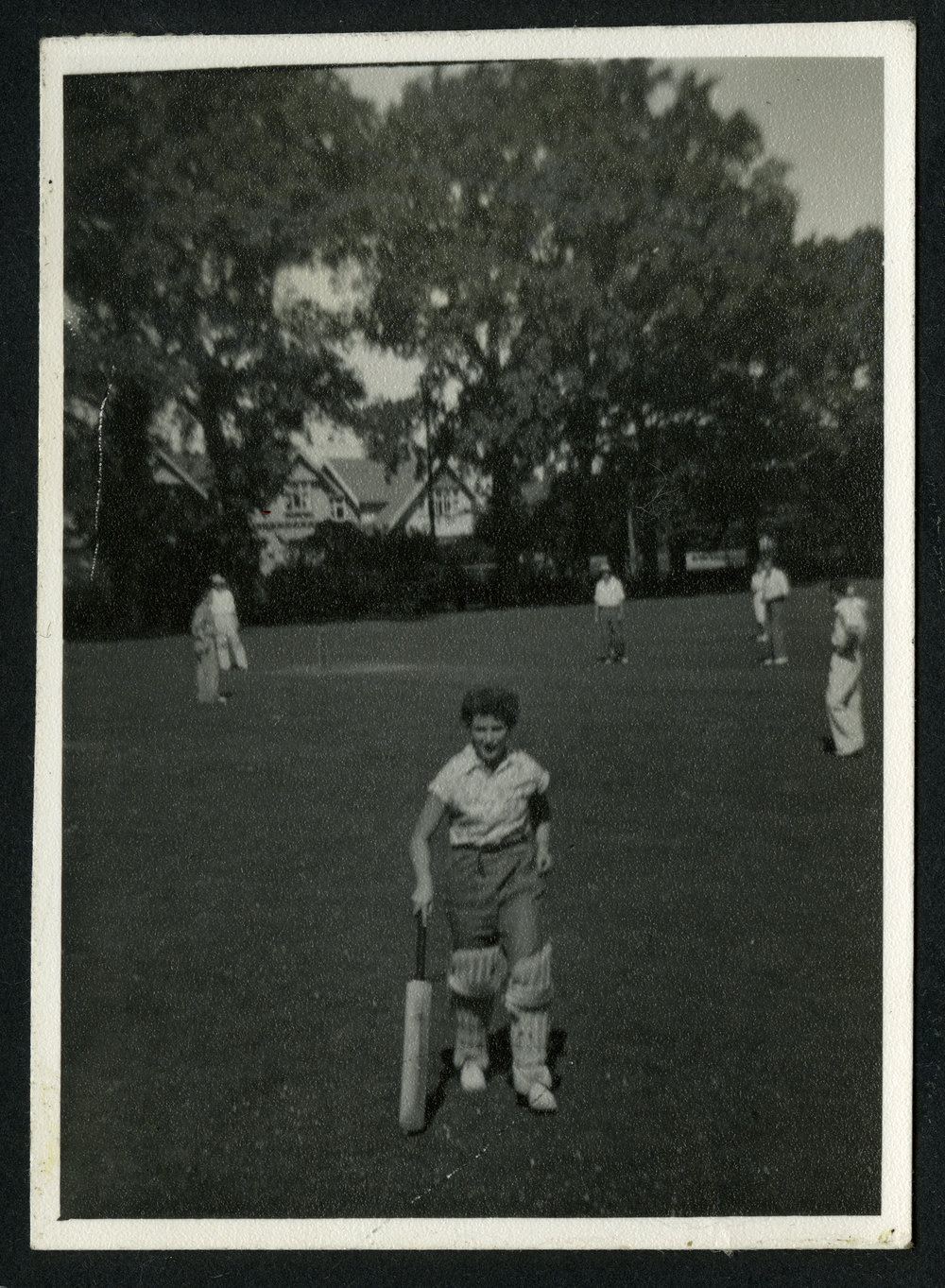 "Cricket match; Managers v. Youth Fellowship" 