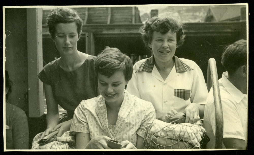 "Kathleen Bott, June Service and Lyndsey Leask"