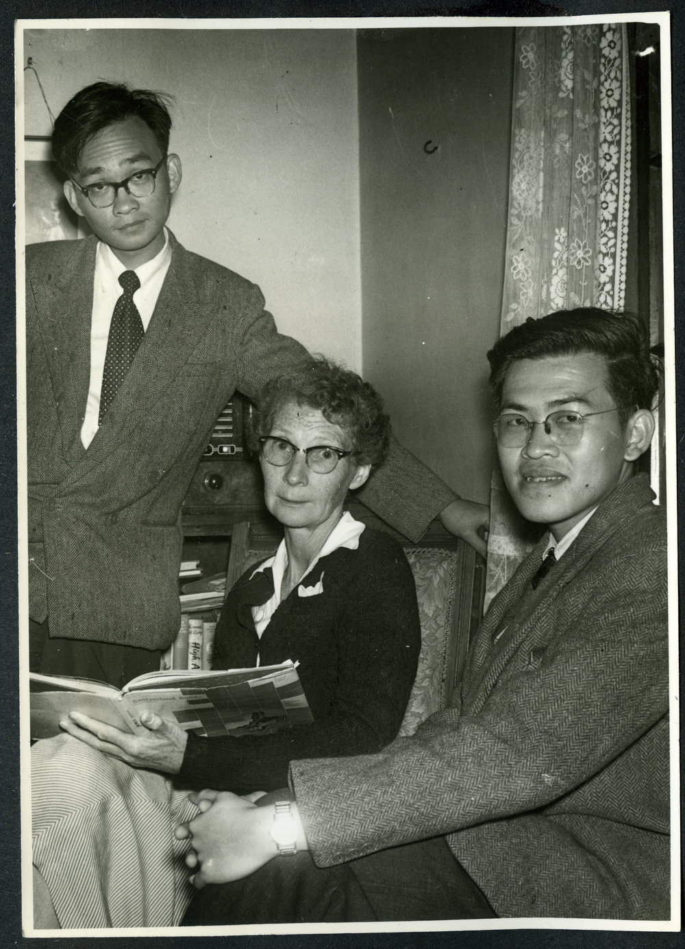 Agnes Richards with Cheng Wee Nain and Cheng Wee Chee of Johore, Malaysia