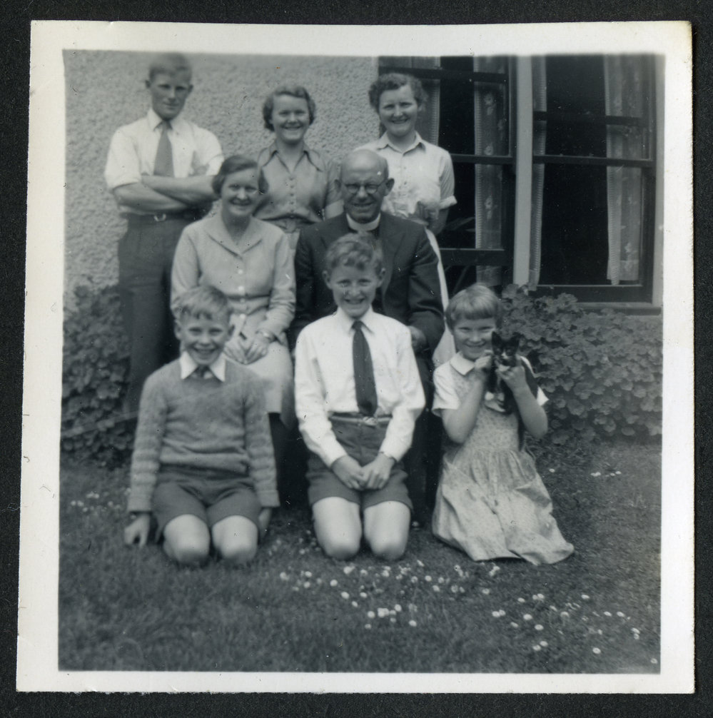 Reverend M. Wilson and family, portrait