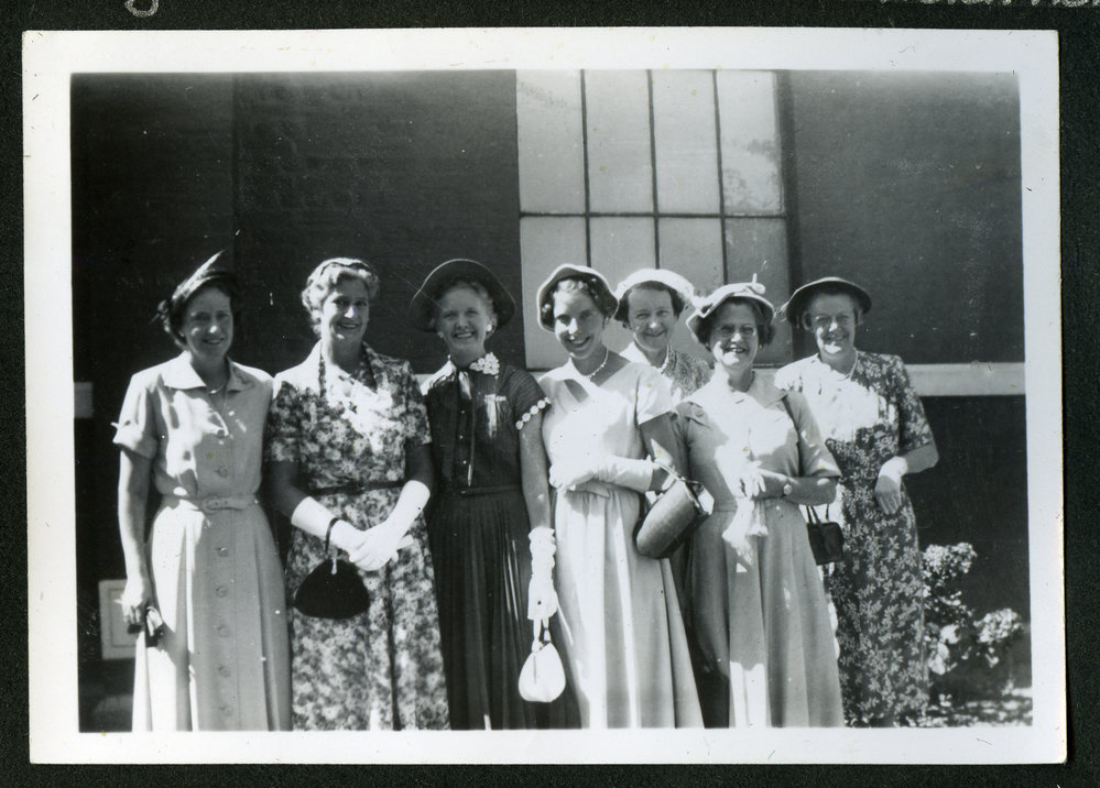 "At George and Neroli Chisholm's wedding at Oxford Terrace, Baptist Church