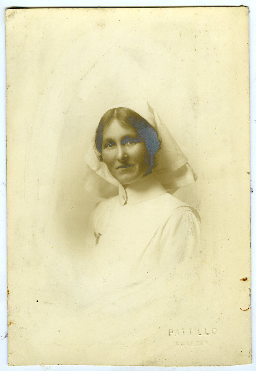 Unidentified nurse, studio portrait