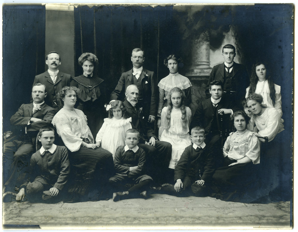 Group of women and men, Knox Church, Christchurch