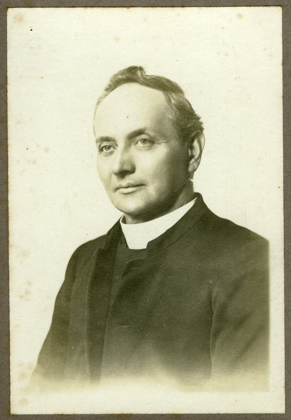 Reverend A. Scott Allan, studio portrait 