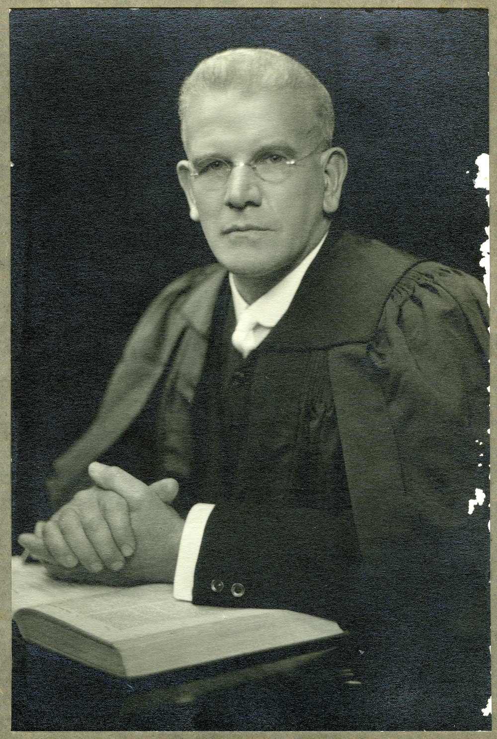 Reverend James Deans Webster, studio portrait