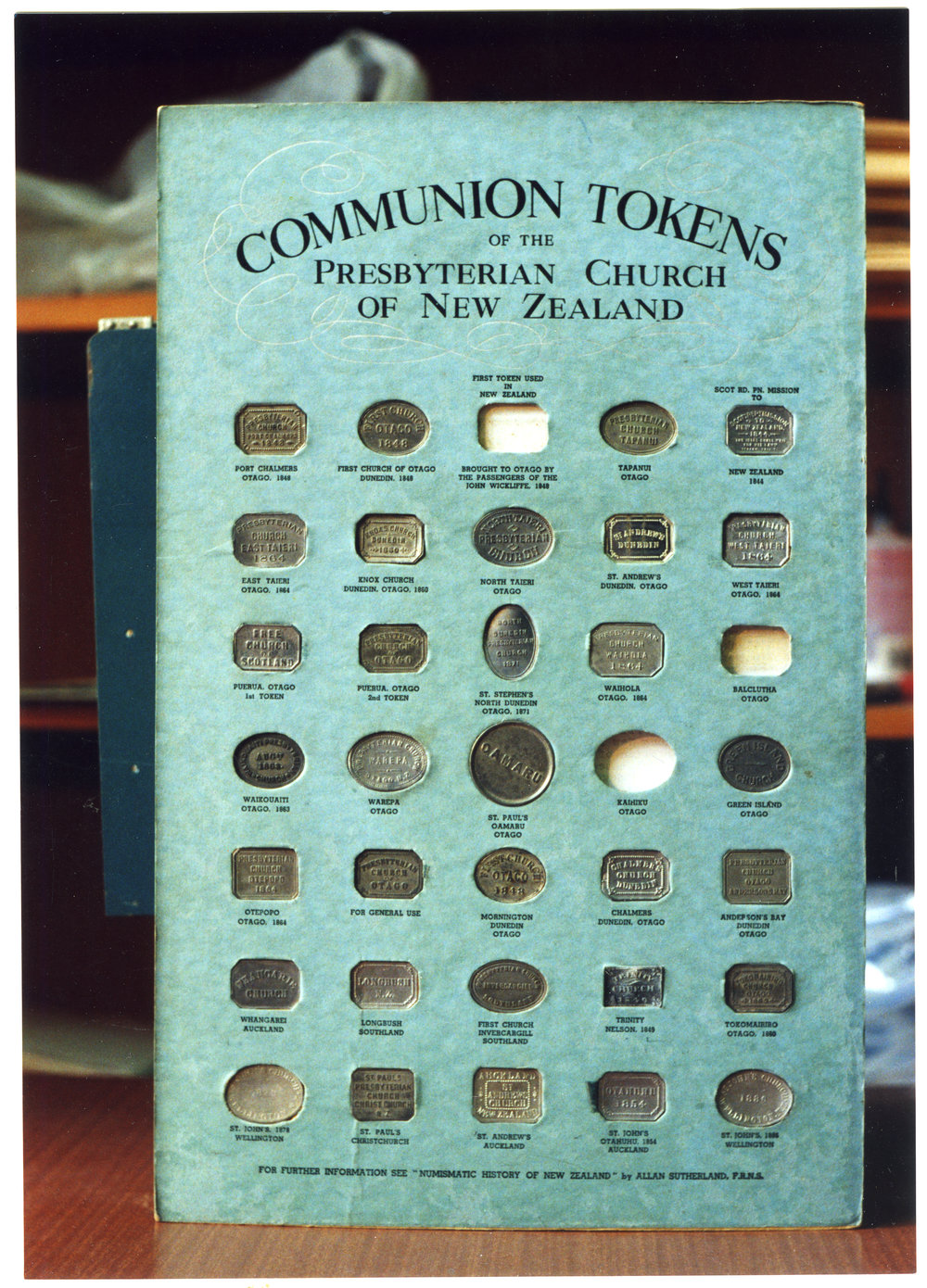 Communion Tokens, St. Paul's Trinity Church Board